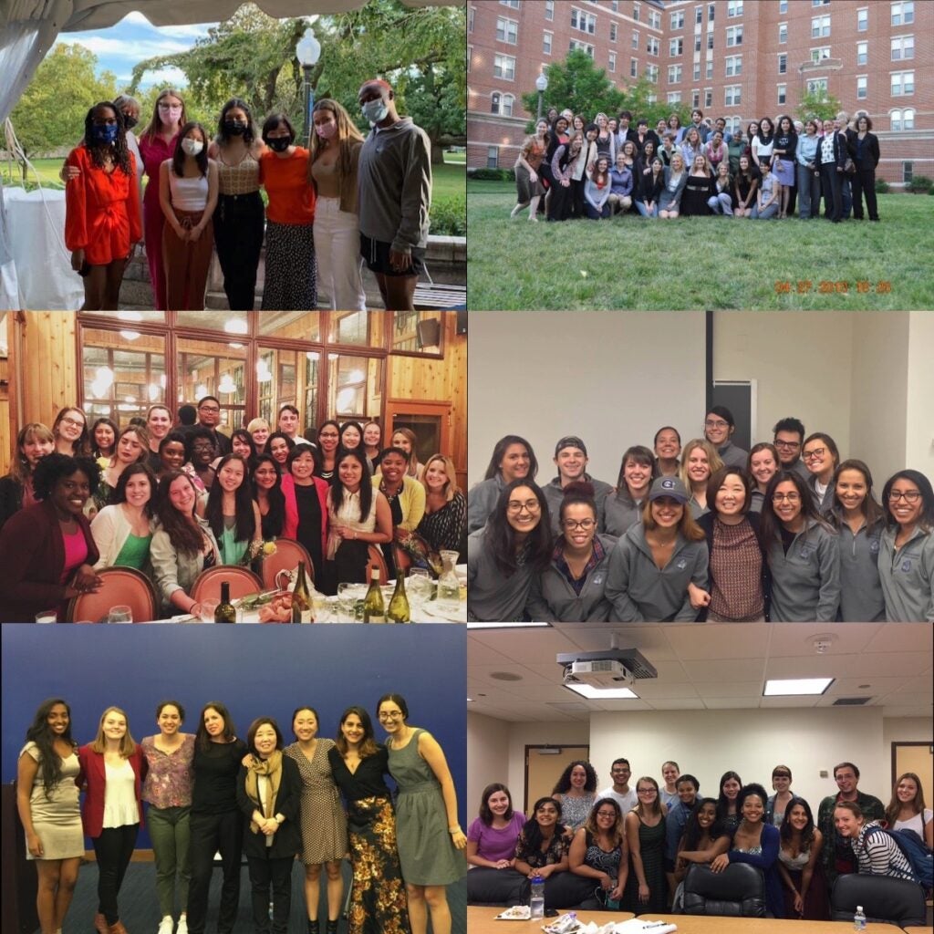 Collage of WGST Students throughout the years